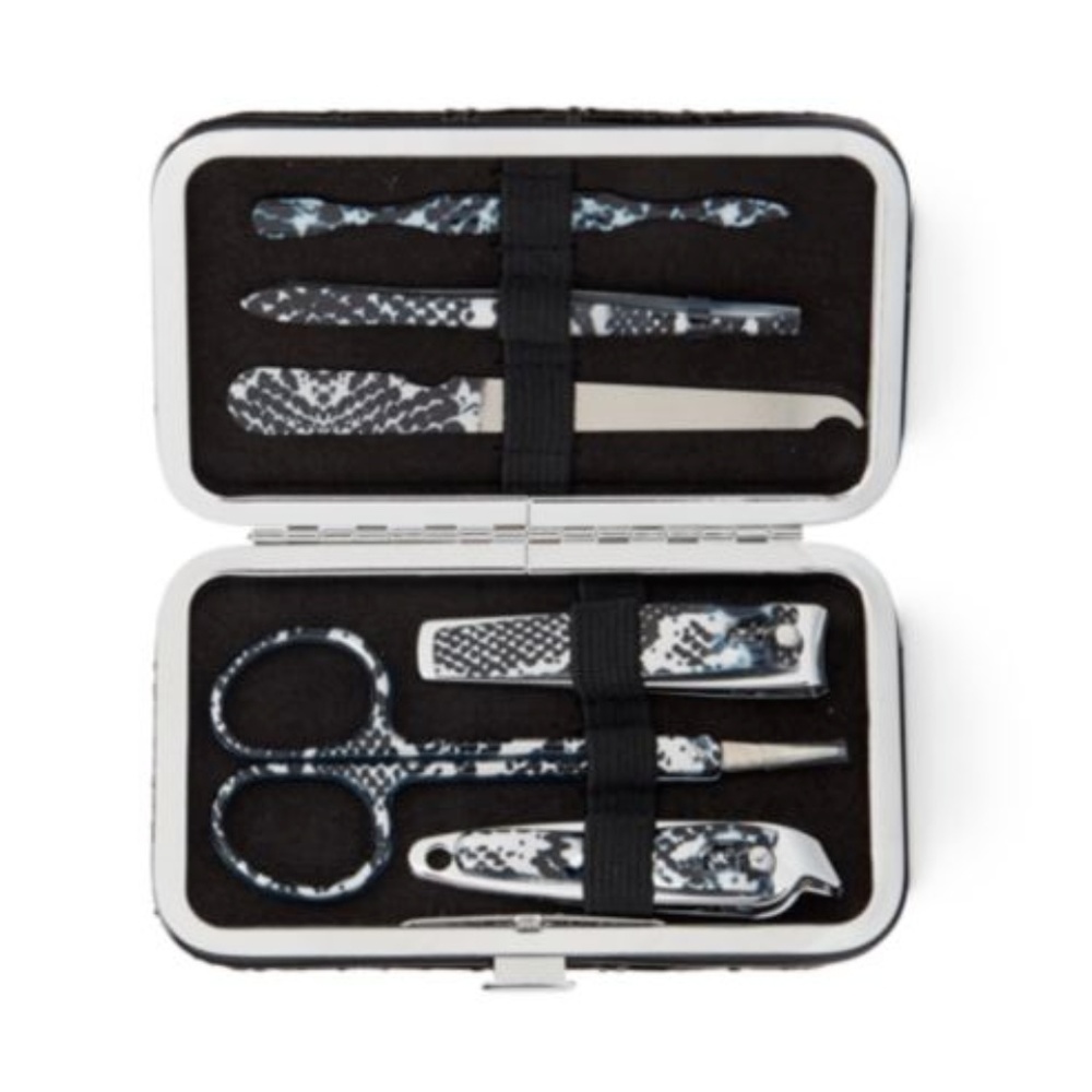 Saks Fifth Avenue Manicure Set - Snake Print: 7‎ Pc
